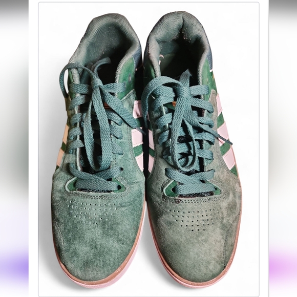 Adidas Skateboarding Tyshawn Jones Signature Shoes Collegiate Green/White/Gum - Picture 10 of 11